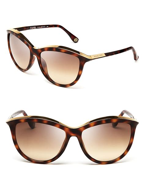 michael kors rimless brown sunglasses|michael kors glasses women's.